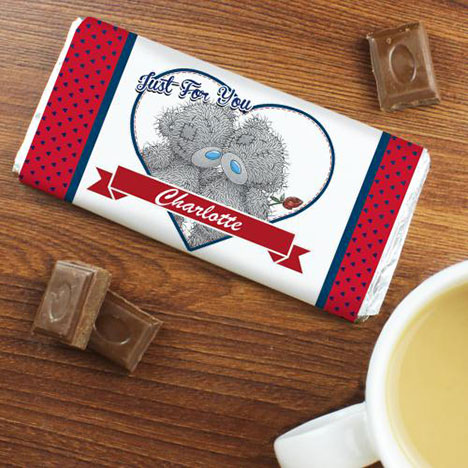 Personalised Me to You Love Heart Couple 100g Chocolate  Bar Extra Image 3